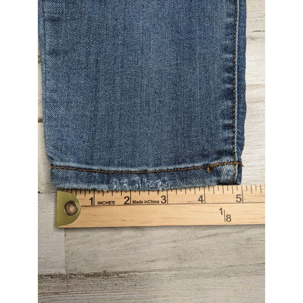 Judy Blue Skinny‎ Fit Mid-Rise Skinny Jeans Sz 13/31 (32x29) Stretch Distressed - Picture 12 of 12